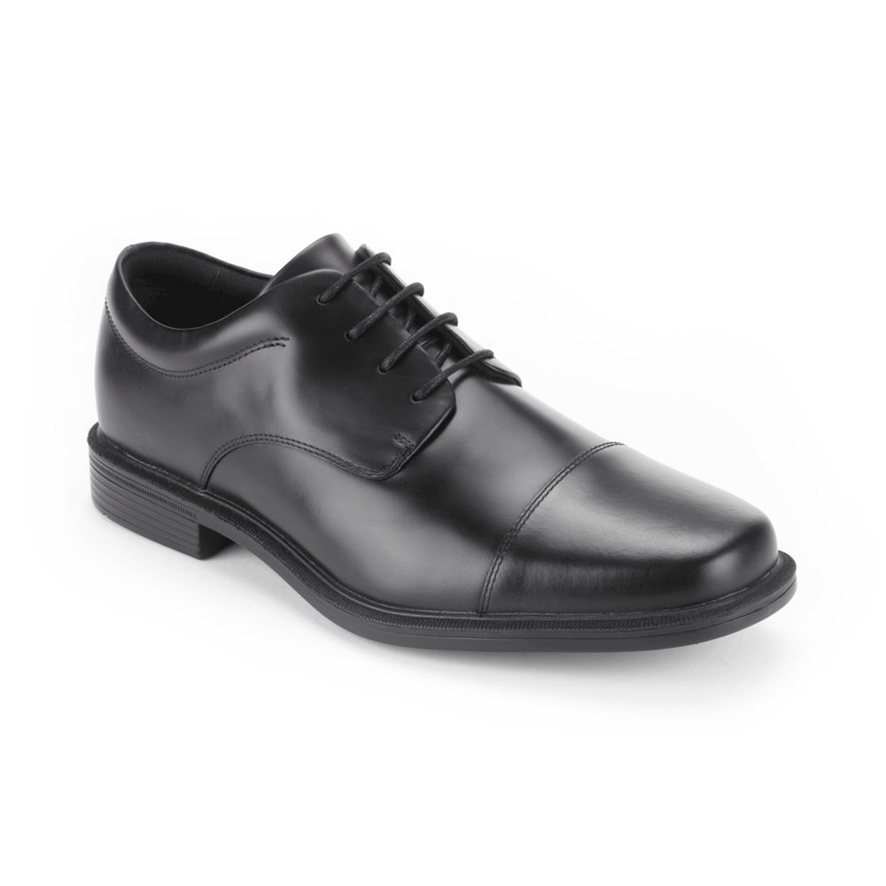 Rockport Singapore Mens Oxfords - Ellingwood Black - RJ6287430